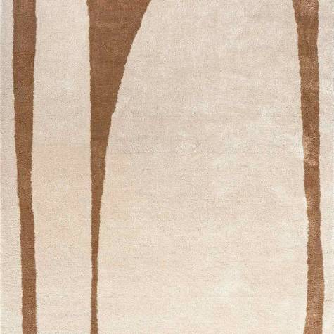 Beige Brown Abstract Pattern Wool Blend Hand Tufted Area Rug Manufacturers, Suppliers, Exporters in Singapore
