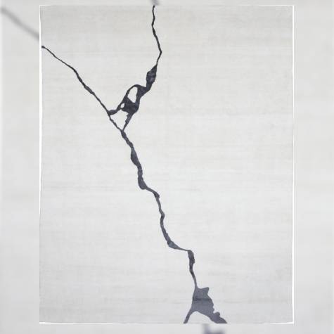 Hand Tufted Abstract Rug White Base Black Pattern Modern Style Manufacturers, Suppliers, Exporters in Singapore