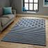 Hand Tufted Natural Wool Carpet Beige and Black Geometric Pattern Manufacturers, Suppliers, Exporters in Panipat