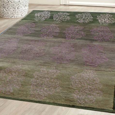 Hand Tufted Rectangular Carpet Chantille Pattern Modern Elegant Style Manufacturers, Suppliers, Exporters in Singapore