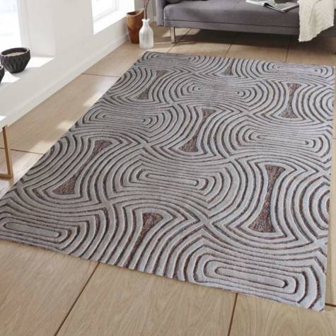 Premium Handmade Grey and Brown Wool Carpet from NZ Wool Manufacturers, Suppliers, Exporters in Singapore