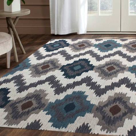 Premium Wool Blend Carpet Southwestern Inspired Geometric Pattern Manufacturers, Suppliers, Exporters in Singapore
