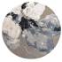 Round Modern Floral Abstract Rug Hand Tufted Wool Acrylic Blend Rug Manufacturers, Suppliers, Exporters in Panipat