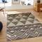 Soft Plush Brown Beige Triangle Pattern Area Carpet Modern Look Manufacturers, Suppliers, Exporters in Singapore