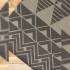Soft Plush Brown Beige Triangle Pattern Area Carpet Modern Look Manufacturers, Suppliers, Exporters in Panipat