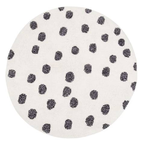 Stylish Black and White Round Polka Dot Rug for Home Manufacturers, Suppliers, Exporters in Singapore