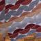 Trendy Wavy Line Carpet in Red Grey and Brown Shades Manufacturers, Suppliers, Exporters in Singapore