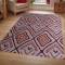 White and Rust Handmade Wool Carpet New Zealand Wool Manufacturers, Suppliers, Exporters in Singapore